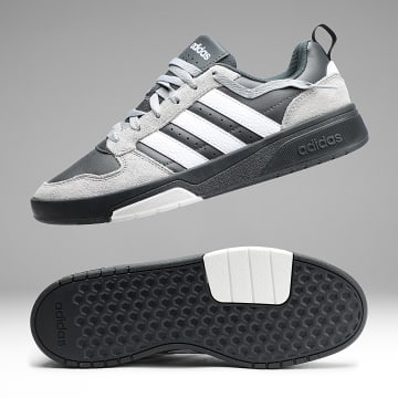 Adidas Sportswear - Sneaker Courtwave KI9962 Carbon Footwear White Mgh Solid Grey