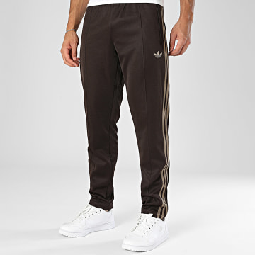 Adidas Originals - Pantalón Chándal A Bandas Beckenbauer TP KT5048 Marrón Oscuro