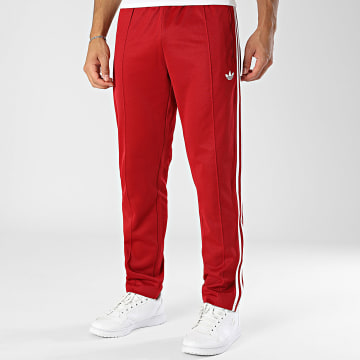 Adidas Originals - Pantalon Jogging A Bandes Beckenbauer TP KW0120 Rouge Blanc
