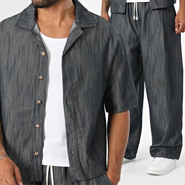 Frilivin - Conjunto Camisa y Pantalón 097 Azul Marino