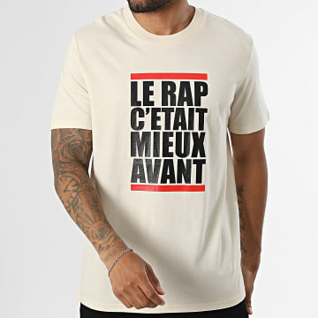 LE RAP C'ETAIT MIEUX AVANT - Tee Shirt Oversize Classic Rap Beige