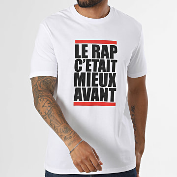 LE RAP C'ETAIT MIEUX AVANT - Tee Shirt Oversize Classic Rap Blanc