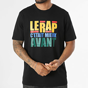 LE RAP C'ETAIT MIEUX AVANT - Tee Shirt Oversize Rap Business Noir