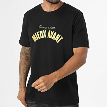 LE RAP C'ETAIT MIEUX AVANT - Tee Shirt Oversize The Infamous Rap Noir Or