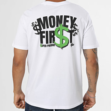 Super Prodige - Camiseta Oversize Money First Blanco