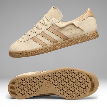 Adidas Originals - Sapatilhas Stadt JI1886 Magic Bege Cartão Ouro Metálico