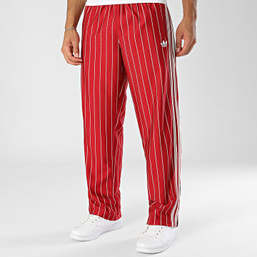 Adidas Originals - Pantalón chándal A Rayas Firebird TP KR7230 Rojo Blanco