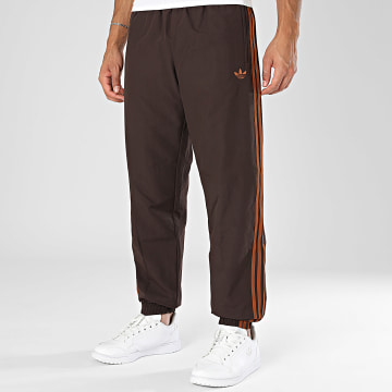 Adidas Originals - Pantalon Jogging A Bandes Firebird Woven TP KS7499 Marron Camel