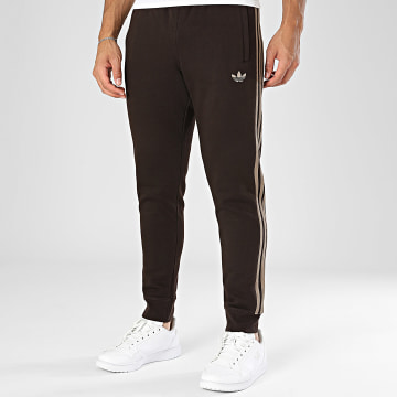Adidas Originals - Pantalón chándal A Bandas 3 Stripes KE1687 Marrón Oscuro