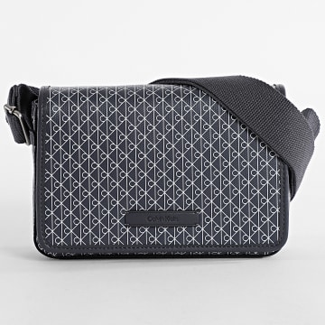 Calvin Klein - Bolso Emblem AOP D3396 Gris Antracita Blanco
