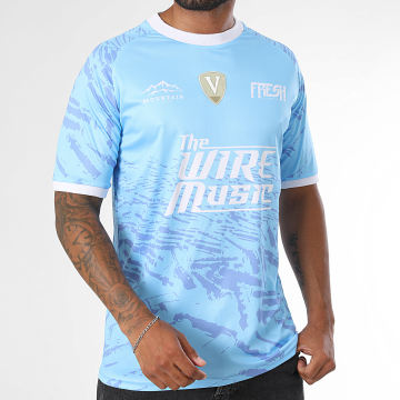 Fresh La Douille - T-Shirt Collector Jersey The Wire Music Celeste Bianco