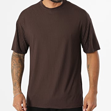 Frilivin - Strukturiertes T-Shirt 627 Braun