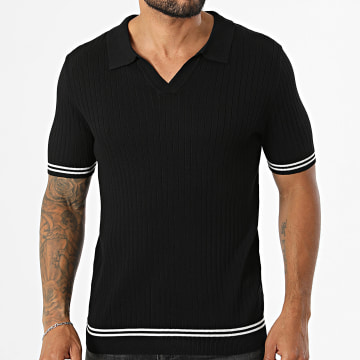 Frilivin - Polo Manga Curta Malha 671 Preto