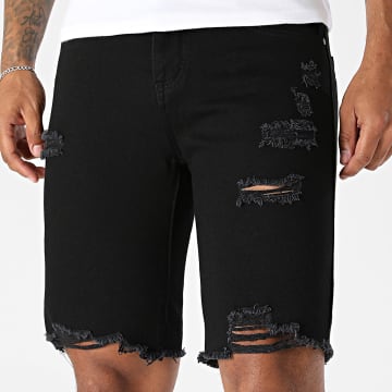 Frilivin - Short En Jean 381 Noir