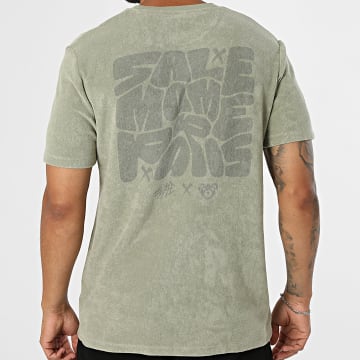 Sale Môme Paris - Tee Shirt Eponge Bubble Vert Kaki Gris