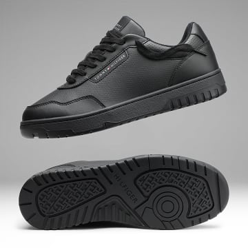 Tommy Hilfiger - Baskets Core Leather 5927 Black