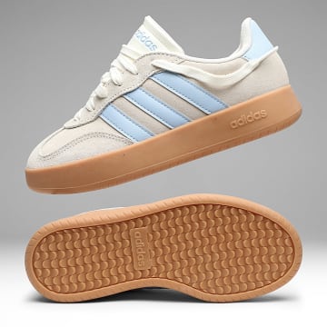 Adidas Performance - Zapatillas Mujer Barreda KK2325 Cream White Glow Blue Gum 10