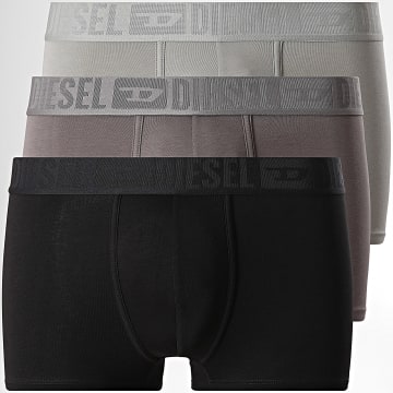 Diesel - Pack of 3 Boxers A22083-0EGCI Black Light Gray Gray