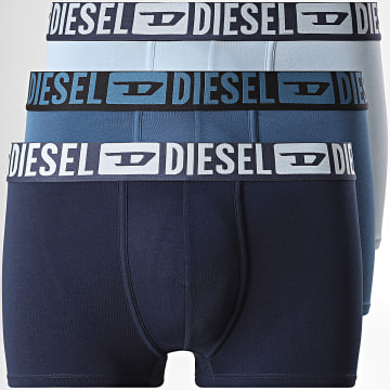 Diesel - Pack of 3 Boxers A22083-0EGCI Light Blue Royal Blue Navy Blue