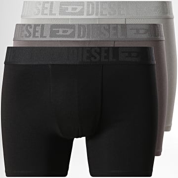 Diesel - Pack of 3 Boxers A23217-0EGCI Black Light Grey Grey