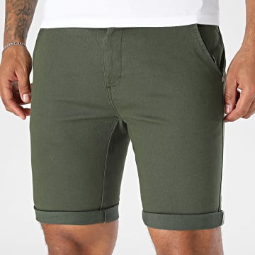 Geographical Norway - Chino Short Plageo Groen Kaki