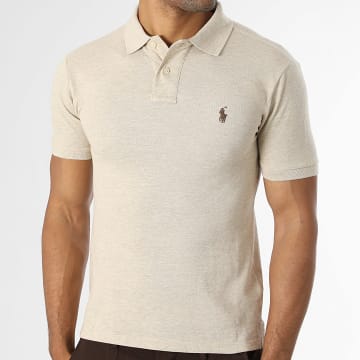 Polo Ralph Lauren - Short Sleeve Polo Slim Original Player Heather Beige