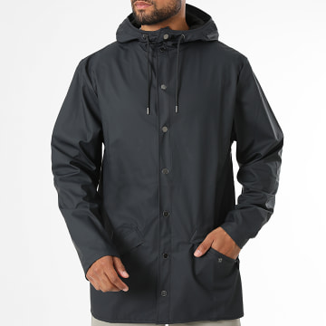 Rains - Windjacke mit Kapuze Wasserdicht 12010 Grau