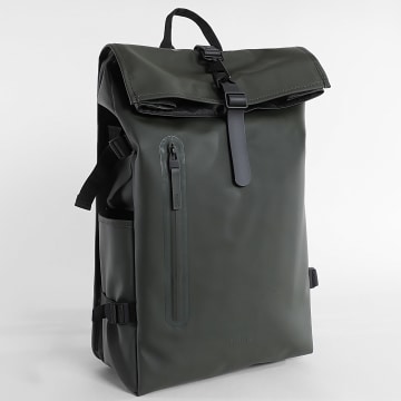 Rains - Zaino Rolltop 14590 Verde Kaki