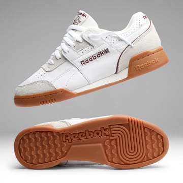 Reebok - Sneakers Workout Plus 100248454 White Burgundy Chalk