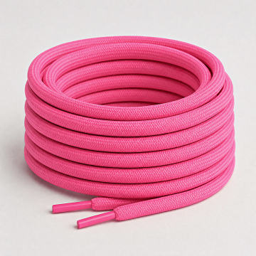 Classic Series - Dicke Runde Schnürsenkel Neon Rosa