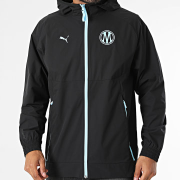 Puma - Coupe-Vent Capuche Zippé OM Pumatech 786449 Noir