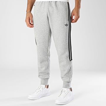 Adidas Originals - Pantalon Jogging A Bandes Spacer KR7072 Gris Chiné Noir