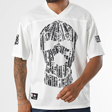 Fusional - T-Shirt Mesh Collo a V 401 Bianco