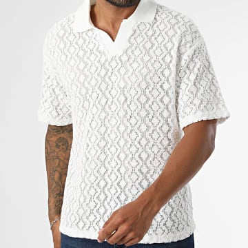 Fusional - Polo Manches Courtes Crochet 603 Blanc