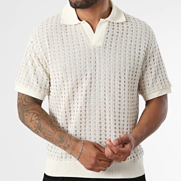 Fusional - Polo Manches Courtes Crochet 602 Beige