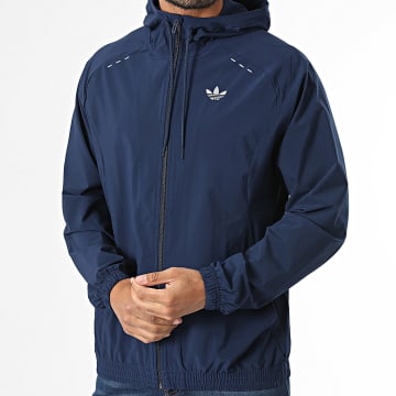 Adidas Originals - Veste De Sport Tech Trefoil Essentials KY1666 Bleu Marine