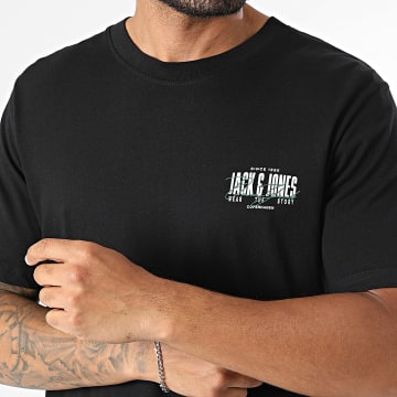 Jack And Jones - Camiseta Aero Small Print Negro