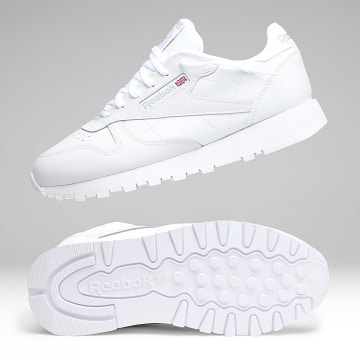 Reebok - Sneakers Donna CL LTHR 10001047 Bianco