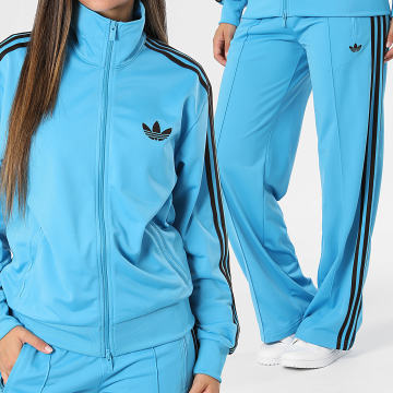 Adidas Originals - Chándal A Bandas Corte Holgado Mujer FB KU8128 KU8123 Azul Claro