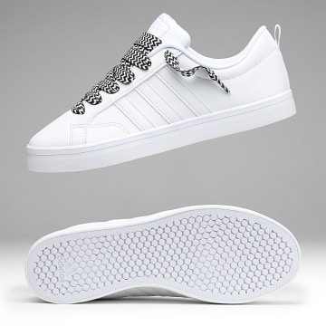 Adidas Performance - Zapatillas VS Pace 2.0 HP6012 Blanco x Superlaced Cordón Grueso Blanco Negro