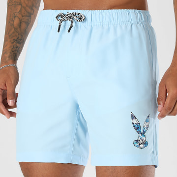 Looney Tunes - Short Badkleding Graffiti Bugs Bunny Lichtblauw Blauw
