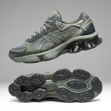 Asics - Sapatilhas Gel Kinetic Fluent 1203A591 Verde Líquen Cinza Obsidiana