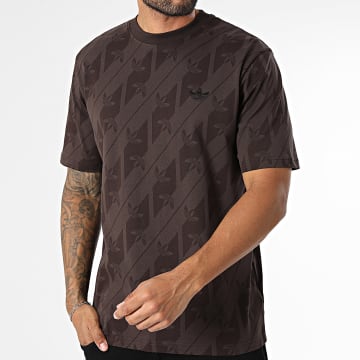 Adidas Originals - Tee Shirt Monogram AOP IA4531 Marron