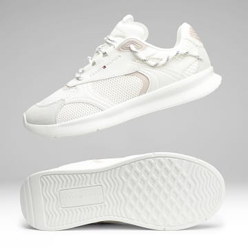 Tommy Hilfiger - Baskets Lightweight Runner Monocolor 5928 Ecru