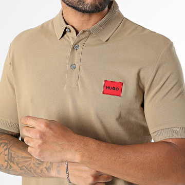 HUGO - Polo Manches Courtes Slim Fit Dereso 222 50466202 Camel