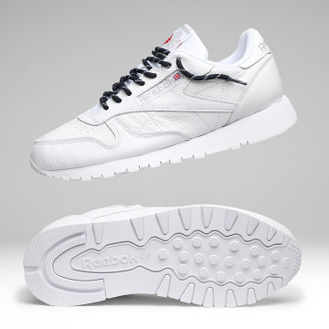 Reebok - Sneakers Classic Leather GY0953 Scarpe Bianco Pure Grey 3 x SUPERLACED