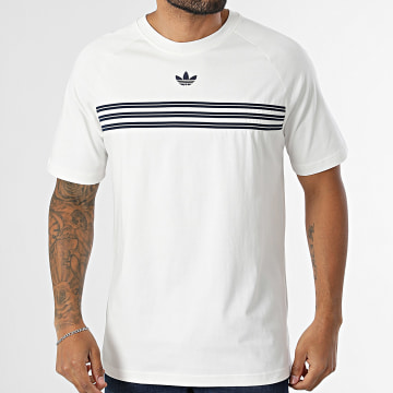Adidas Originals - Tee Shirt Chest Stripes KR7219 Blanc