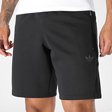 Adidas Originals - Pantalón Corto de Chándal con Bandas Spacer Teamgeist 26 Cutline KQ8981 Negro