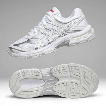Asics - Zapatillas Mujer Gel Cumulus 16 GS 1204A193 Blanco Plata Puro