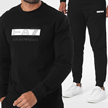 EA7 Emporio Armani - Set Trainingsanzug 7M002423-AF13512 Schwarz